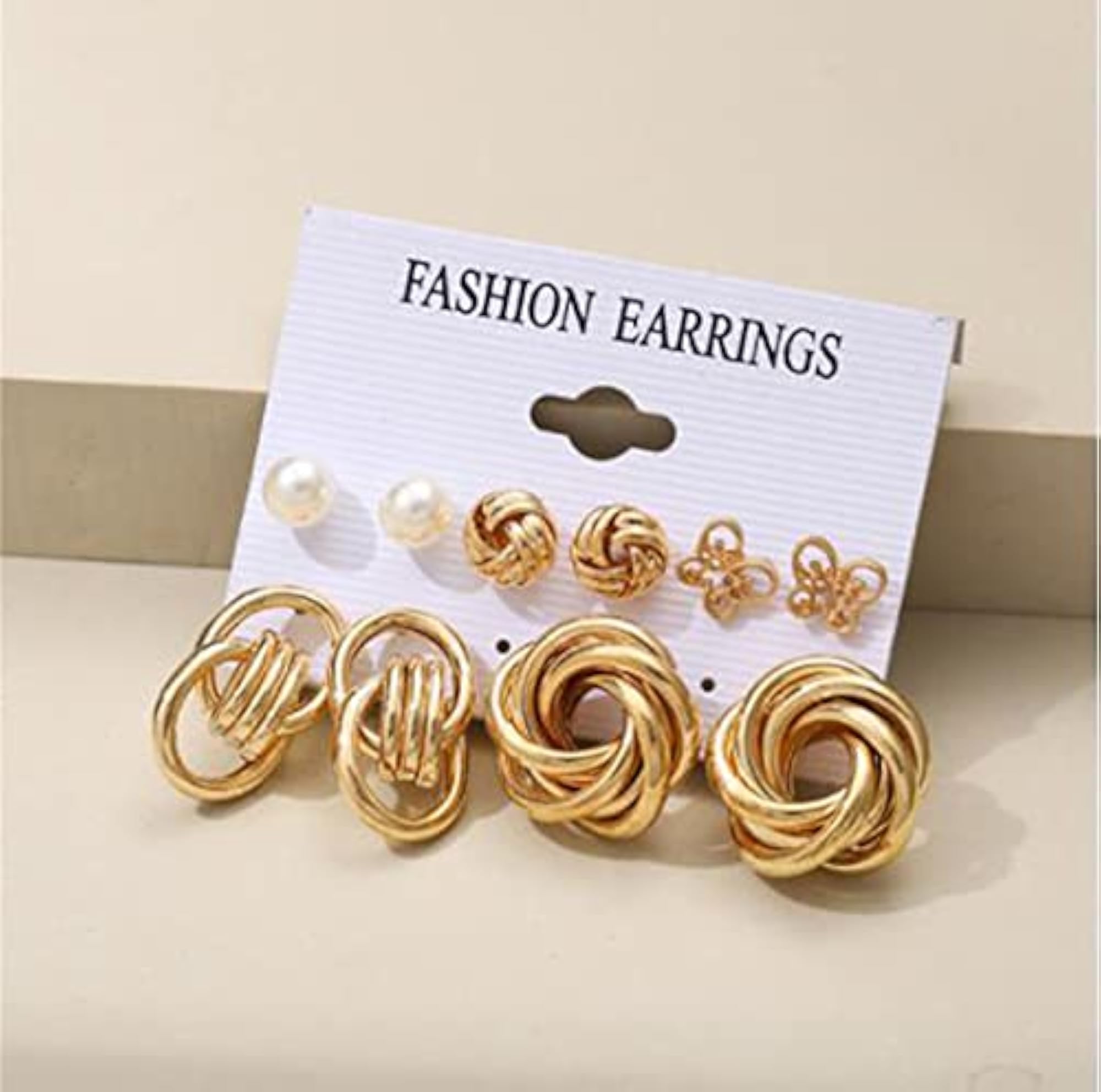 Plated Studs Earrings Combo (JG-PC-ERGC-8651)