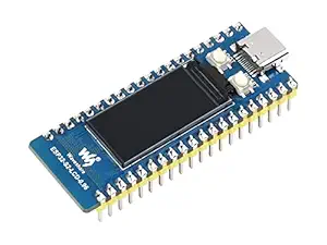 waveshare ESP32-S2 MCU 2.4 GHz WiFi Development Board 240MHz Single Core 32-bit Wi-Fi MCU Module for IOT, Onboard 0.96inch LCD Display, Support C/C++, MicroPython, CircuitPython
