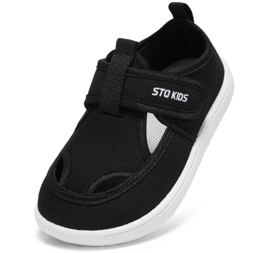 Toddler Wide Toe Box Water Shoes: Boys Girls Zero Drop Beach Sand...