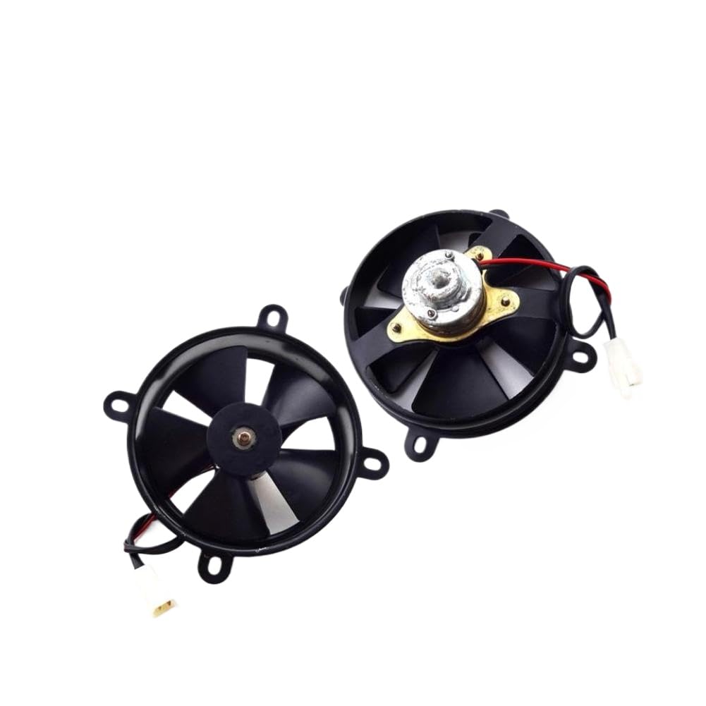 ATV Radiator Cooling Fan Compatible with 200cc 250cc Quad Go Kart Buggy 4 Wheeler