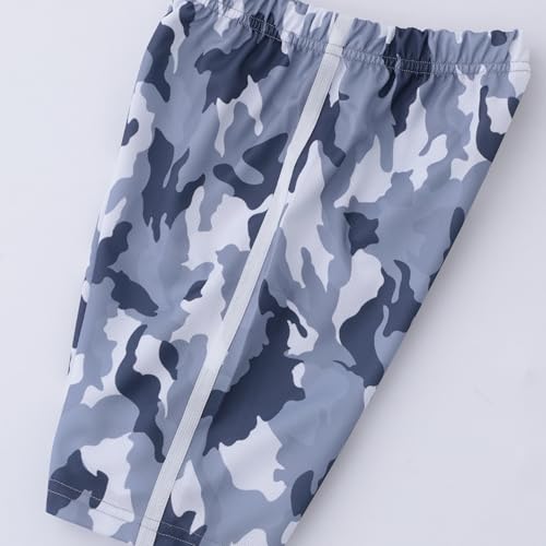 Image of Boys Camouflage Short Sleeve T-Shirt and Shorts Set 2 Piece Summer Camo Baseball Clothes Outfit for Kids Ages 2-14