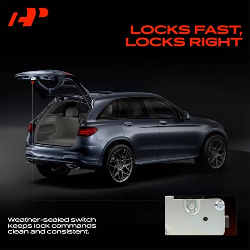 Image of A-Premium Rear Upper Trunk Latch Compatible with Land Rover LR3 2005-2009, LR4 2010-2016, Rear Tailgate Lock Latch Actuator