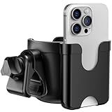 Guiseapue Cup Holder for Walker: Stroller Cup Holder Attachment with Phone Holder, Wheelchair/Stroller Accessories for Uppababy, Nuna, Doona, Rollator, Bike, Scooter, Baby Travel Essential