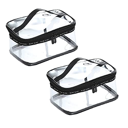 ShiyiUP - Neceser de baño de viaje, impermeable, multifuncional, bolsa de cosméticos, 2 unidades A-negro, talla única Cover