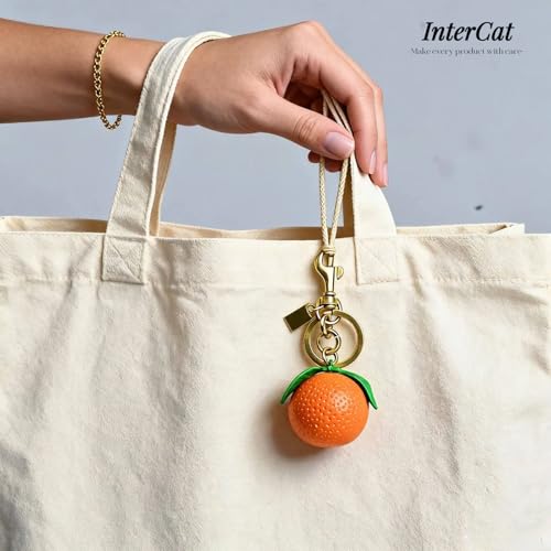 InterCat Cute Orange Fruit Purse Keychain Set - image 9