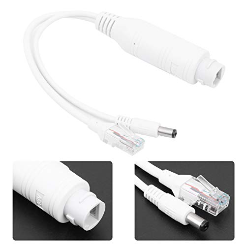 Tyenaza Adaptador POE Splitter 48V a 12V Impermeable para Cámaras IP miniatura 5
