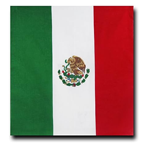 Kaiser Collection Bandana (1 Dozen), Mexico Flag Cover