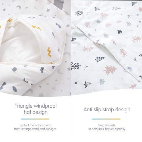 Image of KIDDA Newborn 0-12 Months Baby Swaddle Blanket Multifunctio Boys Girls Cotton Thick Mat Wrap Stroller Sleeping Sacks Infant