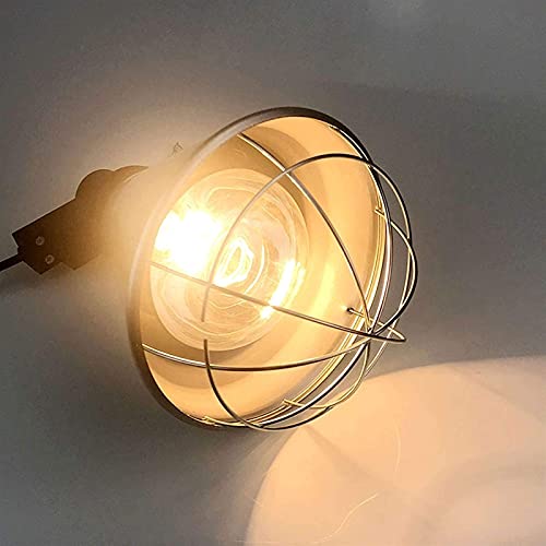 AACXRCR Kuikens Heater Guard Verwarming Bulb Lamp Behuizing Kooi Protector Heat Light Mesh Cover Lampenkap Voor Dag… - Afbeelding 3