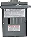 Square D by Schneider Electric Homeline 100 Amp Outdoor Main Lug Load Center, Circuit Breaker Box, 6-Space 12-Circuit, 120/240 VAC, UL Listed, Rainproof NEMA 3R Enclosure (HOM612L100RBCP)