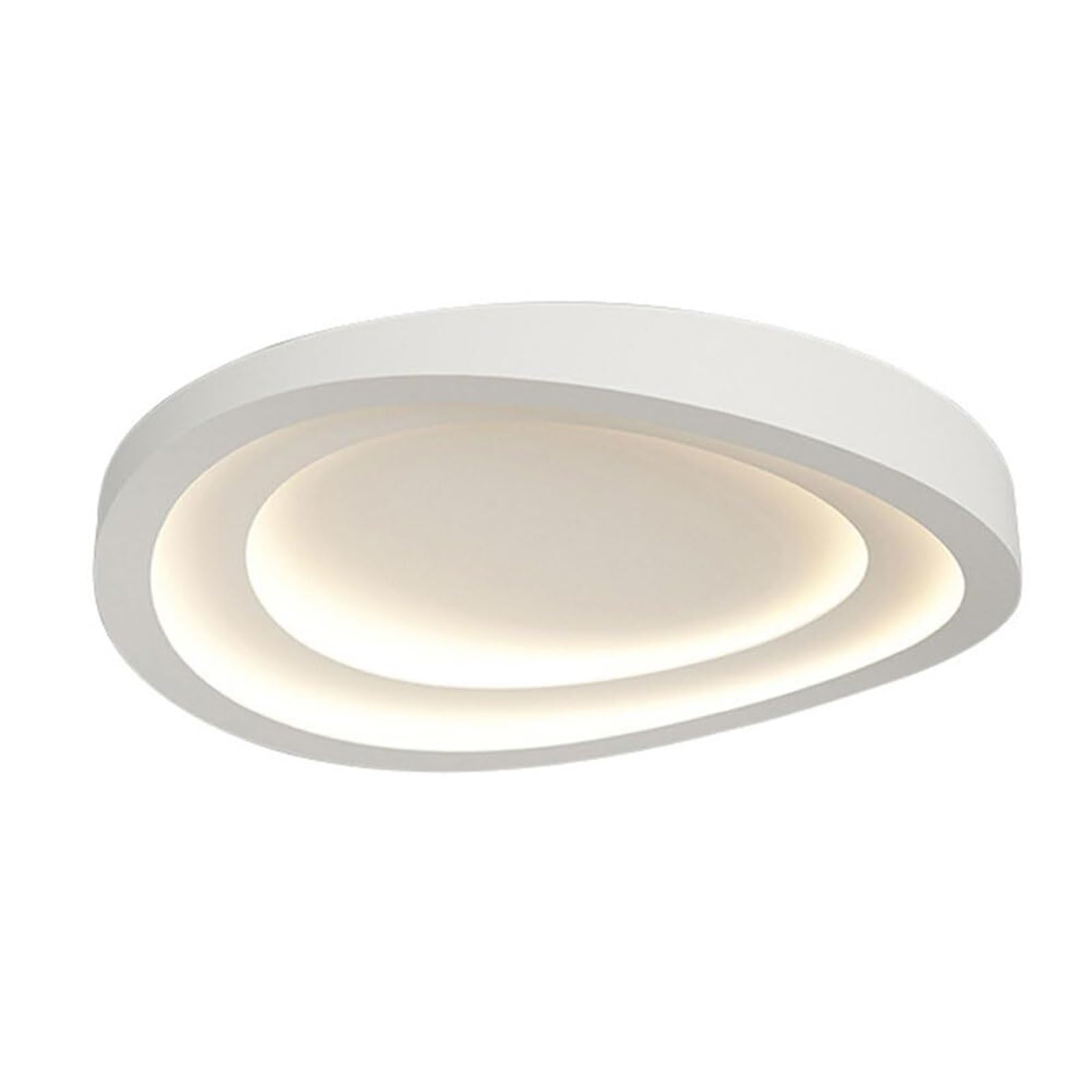Plafonnier LED rond moderne en acrylique dimmable 3 couleurs