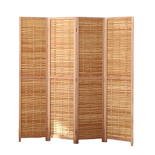 KALINNU パーテーション 間仕切り 4連 スクリーン 折りたたみ 天然木 仕切り ついたて 衝立 屏風 インテリア 目隠し 高さ170cm/180cm 組立不要 リビング キッチン 部屋 和室 玄関 オフィス 飲食店 持ち運び 隙間収納 省スペース