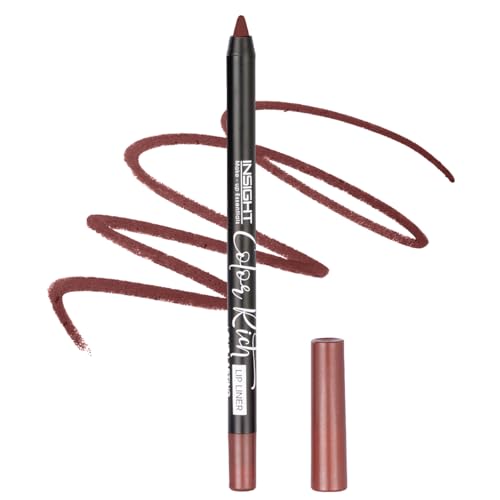 Image of INSIGHT Color Rich Lip Liner| Intense Pigment| Enriched with Jojoba Oil & Vitamin E| Defines, Shapes & Nourishes Lips | Long-Lasting |Chestnut Grove -1.5g