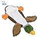 Best Pet Supplies 2-in-1 Stuffless Squeaky Dog Toys with Soft, Durable Fabric for Small, Medium, and Large Pets, No Stuffing for Indoor Play, Holds a Plastic Bottle - 1Wild Duck, Medium