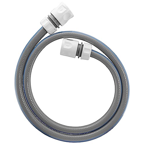 Garden Hose with 2 Connectors - Pipe Extension to Connect Hose Reel to Your Tap 1m-10m (100)
