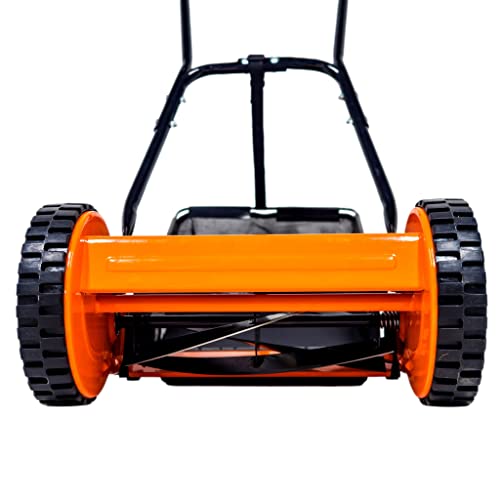 eSkde Manual Lawn Mower 30cm With Roller and 17L Bag - Image 5