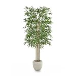 Künstlicher Bambus | Kunstpflanzen | Künstlicher Baum | Maße: 150 x 80 cm | Künstliche Pflanzen | Fake Plant | Plastik Pflanze | Deko | Deko Wohnzimmer