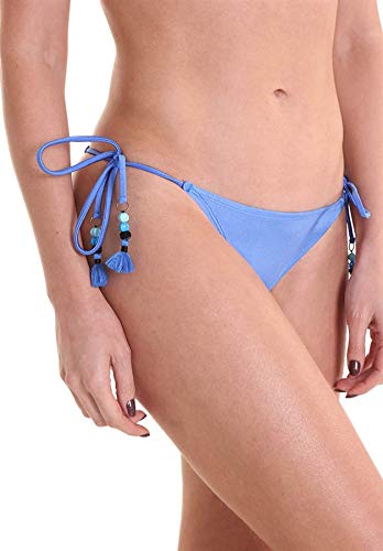 Calcinha Biquíni Avulso Lacinho Orquídea - Azul - GG