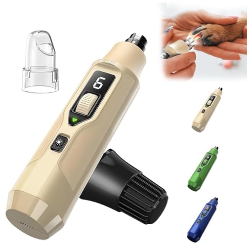 YipuVR Silent Groom Pro - Molinillo de uñas, 7 velocidades ajustables