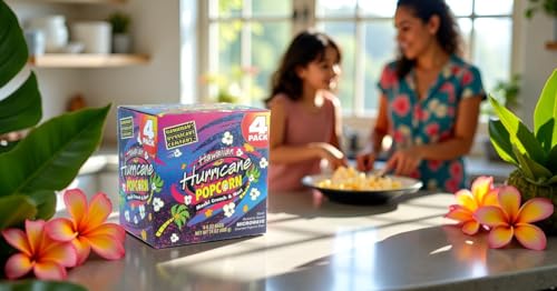 Hawaiian Hurricane Microwave Popcorn 4 Pack