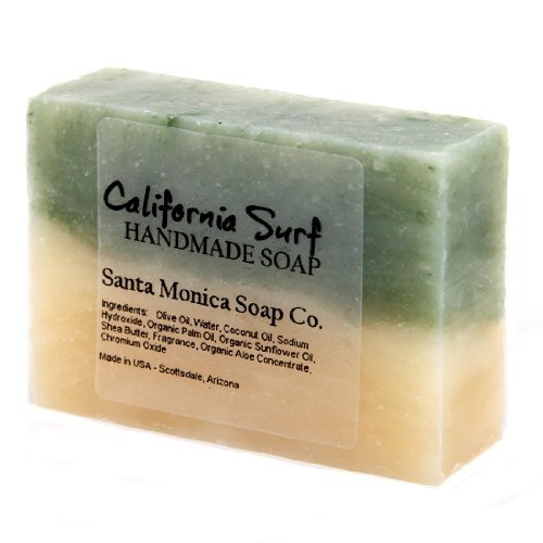 Santa Monica Soap Co. Handmade Soap California Surf with Aloe Bath Soaps