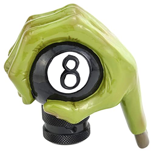 Lunsom 8 Ball Shifter Knob Green Hand Car Transmission Shift Stick Handle Head Fit Automatic Manual Vehicle #TOP4