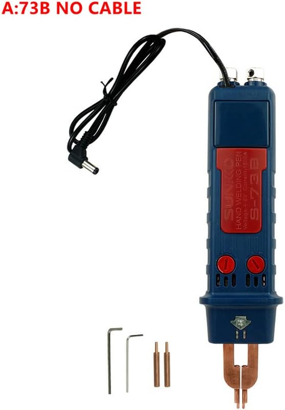 Portable Integrated Spot Welding Pen Adjustable Pressure Efficient Welding Tools Spot Welding Pen Automatic Trigger Switch (A:73B No Cable)