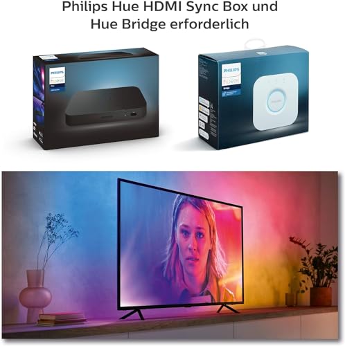 Philips Hue Gradient Lightstrip, Heimkino LED Streifen, 65 Zoll – Ansicht 5