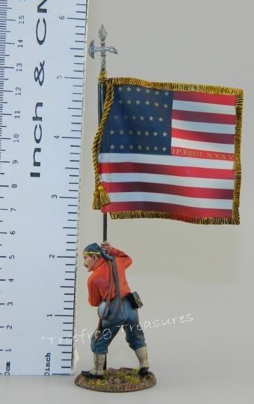 National Colors, 11th Regiment New York Volunteer Infantry 11NY-10 - Miniature Figure