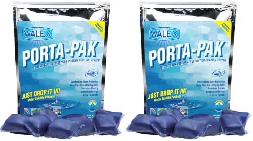 Image of Walex PPSGBG Porta-Pak Commercial Holding Tank Deodorizer Drop-Ins, Sunglow Scent (Pack of 100)