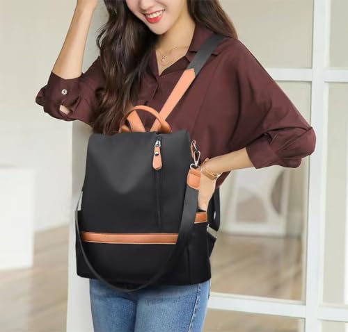 سيوسى شنطة ظهر نايلون للنساء، شنطة كتف عصرية مضادة للسرقة، شنطة كتف واحدة للسيدات