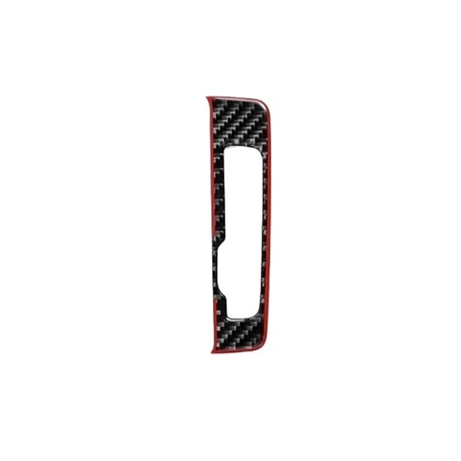 Xxiucj Red Rhd Car Cover Console Panel For A3 8V S3 2013-2019 Carbon Fiber Center Console Shift Panel Trim Sticker Decoration Car Interior Tuning(Red Rhd)