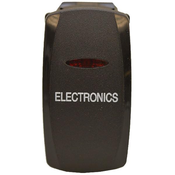 On/Off Contura V Boat Rocker Switch | Electronics 3 Spade