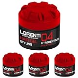 LORENTI TOKYO & SEOUL Barber Styling Gel 04 X-Treme Gum Effect Hold 300ml - Haargel für Herren -...
