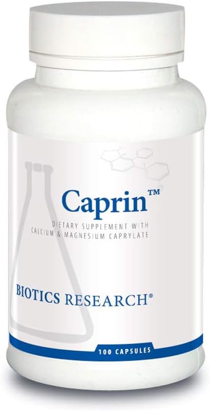 Evorina Biotics Research Caprin Caprylic Acid 1200 Milligram Serving, Gastrointestinal Support, Calcium, Magnesium Added, Aids in Gut Microbial Balance 100 Capsules | High Strength Herbal Supplement | Clean Label Ayurvedic Wellness-image-29