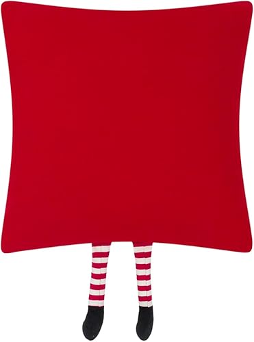 Miniatura 3 de Funda de almohada decorativa navideña, fundas de almohada de Navidad, funda de almohada cuadrada con acento de ciervo para sofá, sofá, cama retro