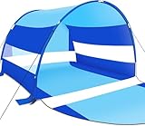 Top 10 Best Beach Tents For Sale Reviews & Comparison | Updated 1 YITGOG Beach Tent Sun Shelter for 5-6Person, Lightweight Beach Tent with UV Protection, 3 Mesh Roll Up Windows & 8.0mm Fiberglass, Easy Assemble