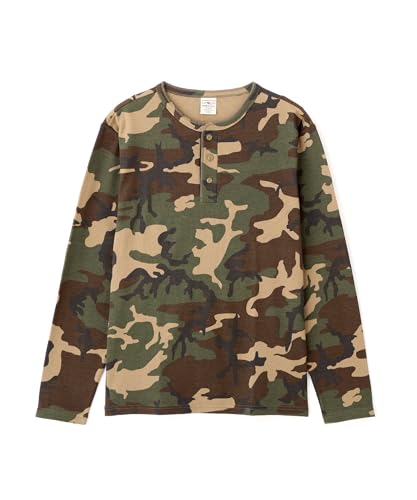 [Avirex] [ABbNX]DAILY RIB LONG SLEEVE NECK T-SHIRT(WEB Exclusive) CAMOUFLAGE u w[lbN  TVc Jt[W fC[EFA 783-5930020 