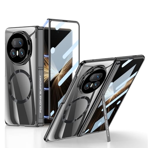 Coque de protection Honor Magic V5 rigide luxe avec finition noire galvanisée chic