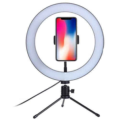 Trépied pour live stream et maquillage avec mini LED PNAWLLCF