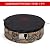Kasla Outdoor Build In Stone Fire Pit Cover Round, Waterproof Cover For In Ground Fire Pit, Heavy Duty Built-in Firepit Covers Black 52-56in