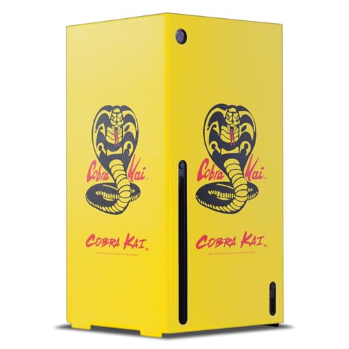 Xbox Series X Skin Cobra Kai Autocollant de Console de Jeu Head Case Designs