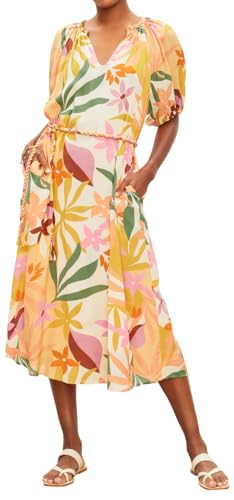 Velvet by Graham & Spencer Women's Carol Printed Novelty Embroidery Dress