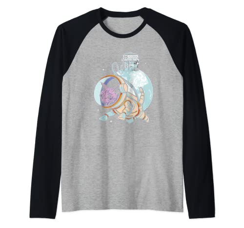 Sphynx Cat Astronaut | Space Galaxy | Cats Owner Raglan Baseball Tee