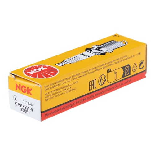 Image of NGK (2306) CPR8EA-9 Standard Spark Plug, Pack of 1