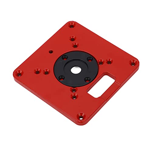 KIMISS Router Table Insert Plate Aluminum Alloy Universal Design Accessory for Woodworking Professional Accessories, KIMISS7gdf3a84gm by KIMISS - Used condition - US$13.77