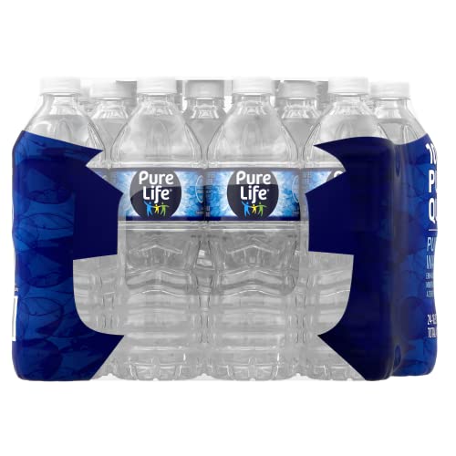 Pure Life, Purified Water, Plastic Bottled Water, Pallet of 78 Cases, Clear, 16.9 Fl Oz (Pack of 78)