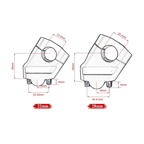 Evita dolor de espalda con elevadores manillar 22mm para DL650 V-Strom 5
