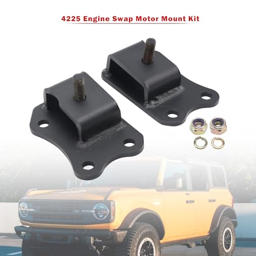 Bruce & Shark Engine Swap Motor Mount Kit for Ford 429-460 Engine into Bronco, F100 F150 F250 F350 Truck - Thumbnail 3