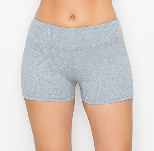Image of ALWAYS Faux Leather Shorts - High Waist Active Stretch Yoga Short Pants for Women